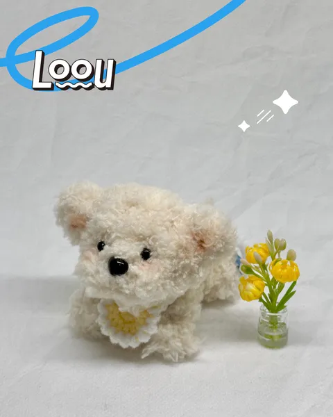 奶白呆萌小犬 Milky Mini Pup #016 3