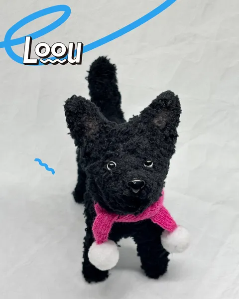  圍巾小黑 Scarf Little Black #021 2