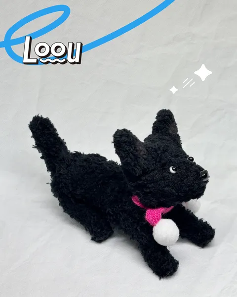  圍巾小黑 Scarf Little Black #021 3